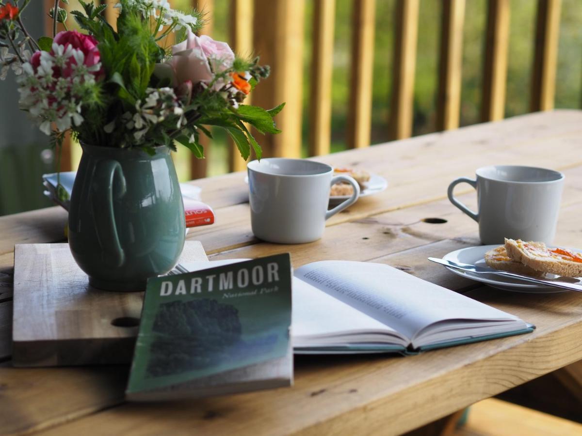 Brackenhill Glamping - Safari Tent With Hot Tub - Sleeps 6 Ivybridge Exterior foto